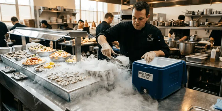 How Does Food Grade Dry Ice Work in the Catering Industry